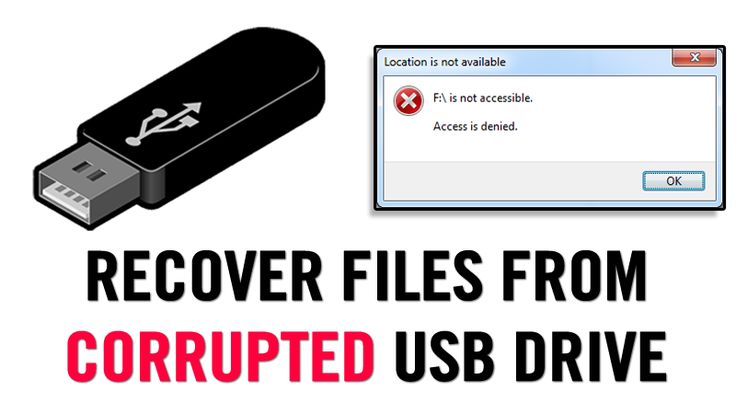 Different ways to fix a corrupted USB flash drive