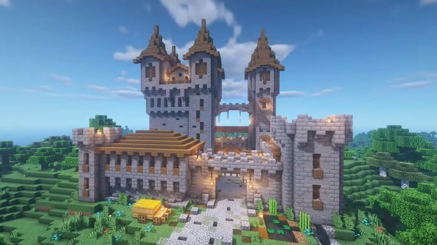 How To Build A Castle In Minecraft Using Blueprints - Onetechspot