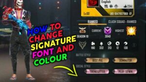 How to change signature text color in Free Fire, Complete Guide