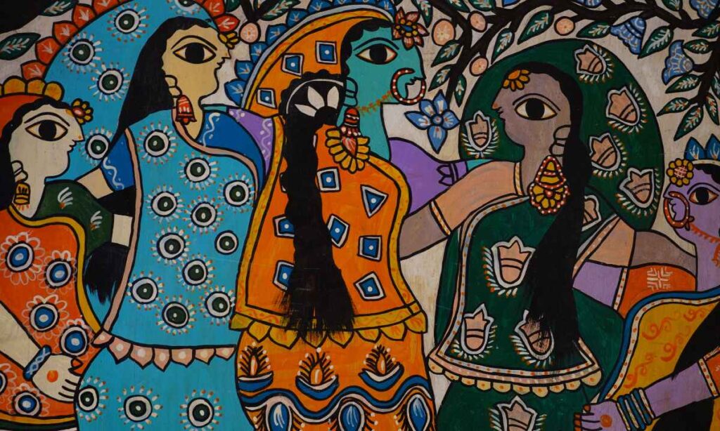 The historic Madhubani Painting.